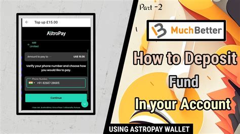 Making a deposit via MuchBetter .